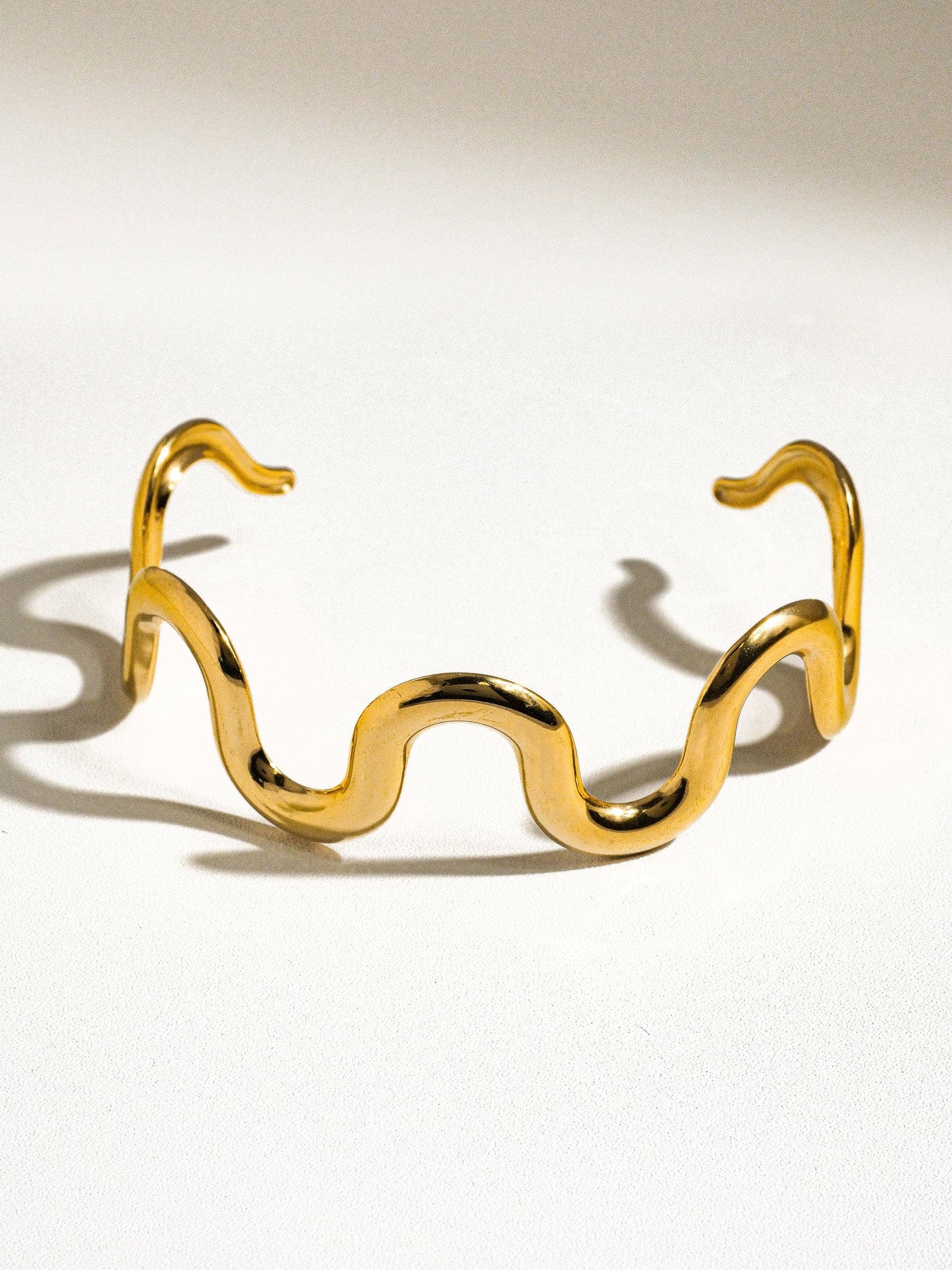 Wavy Bold Statement Bracelet