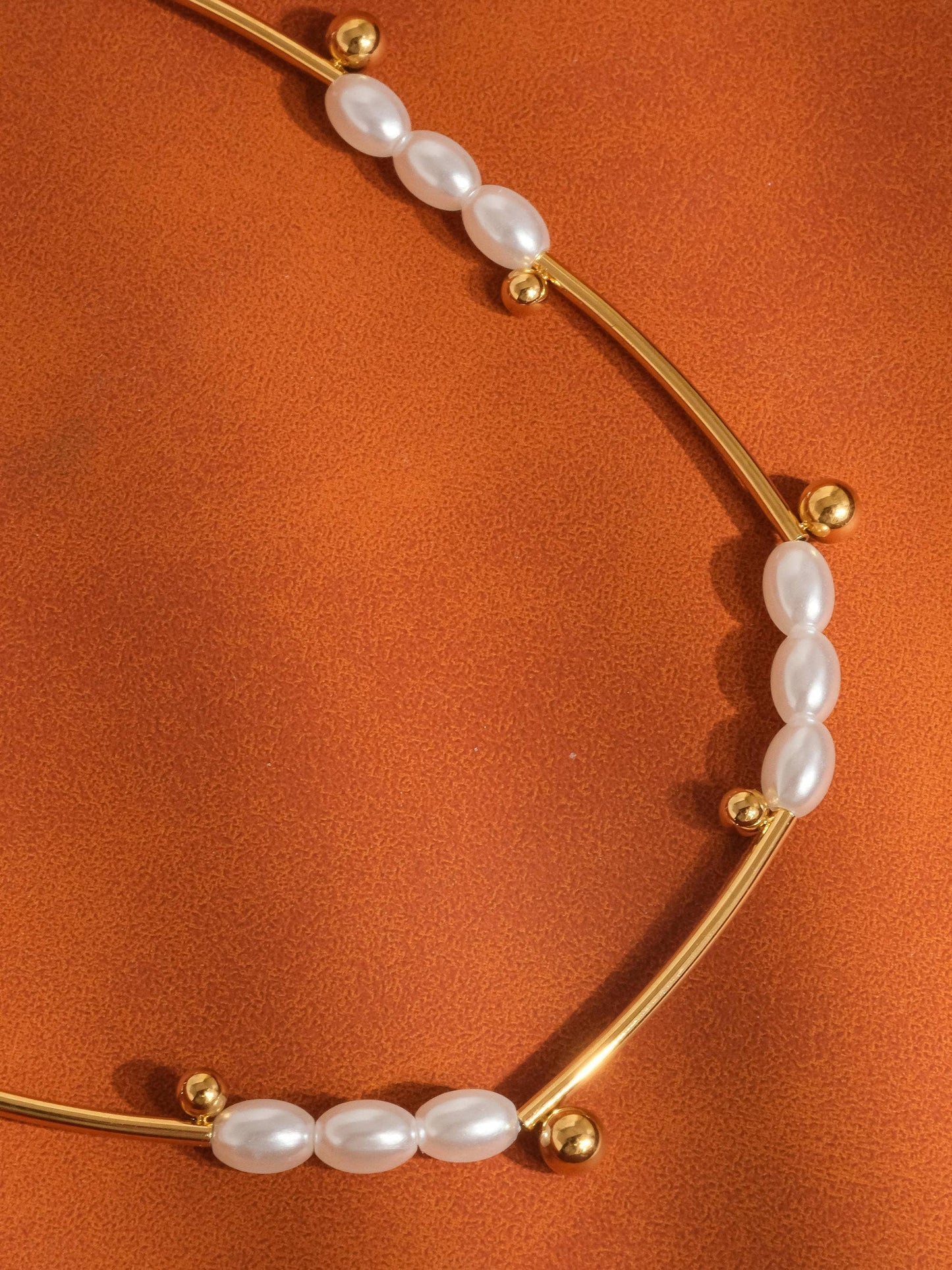 Nera 18K Gold Petite Pearl Chain Necklace