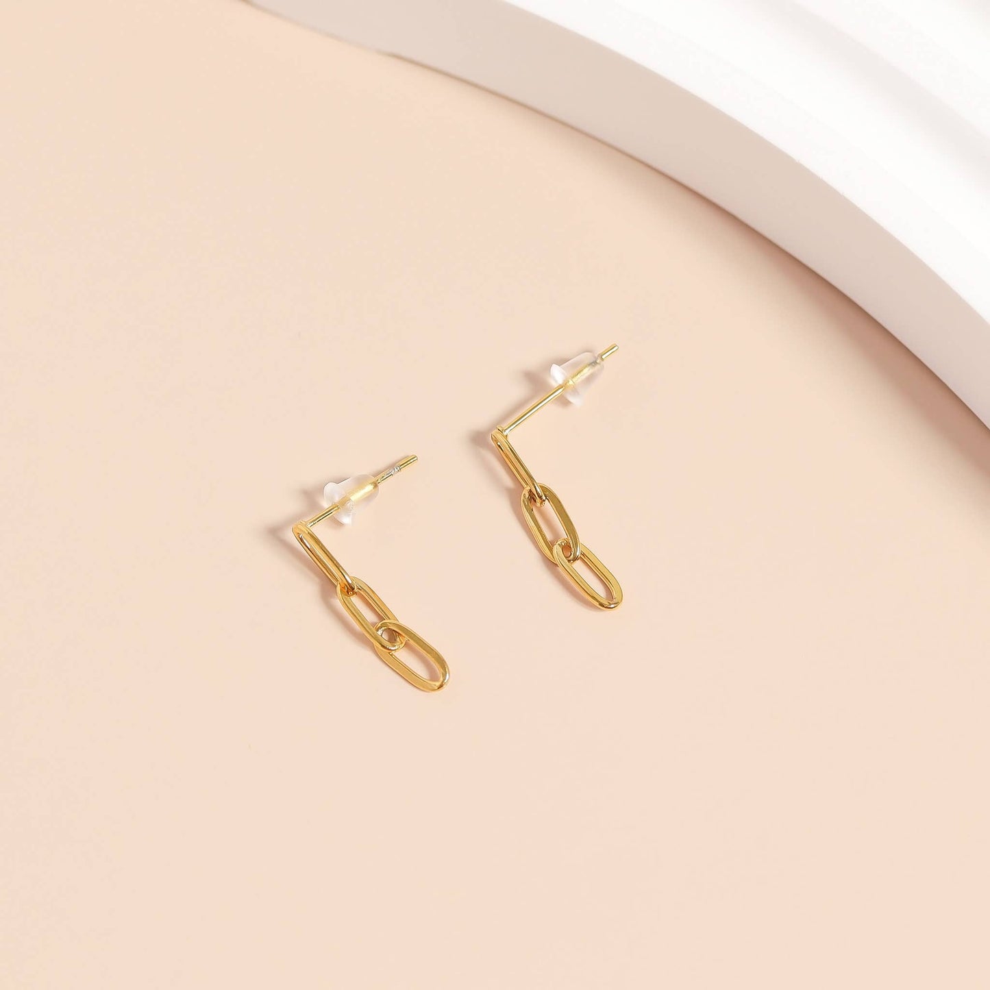 Paperclip Dangle Earrings