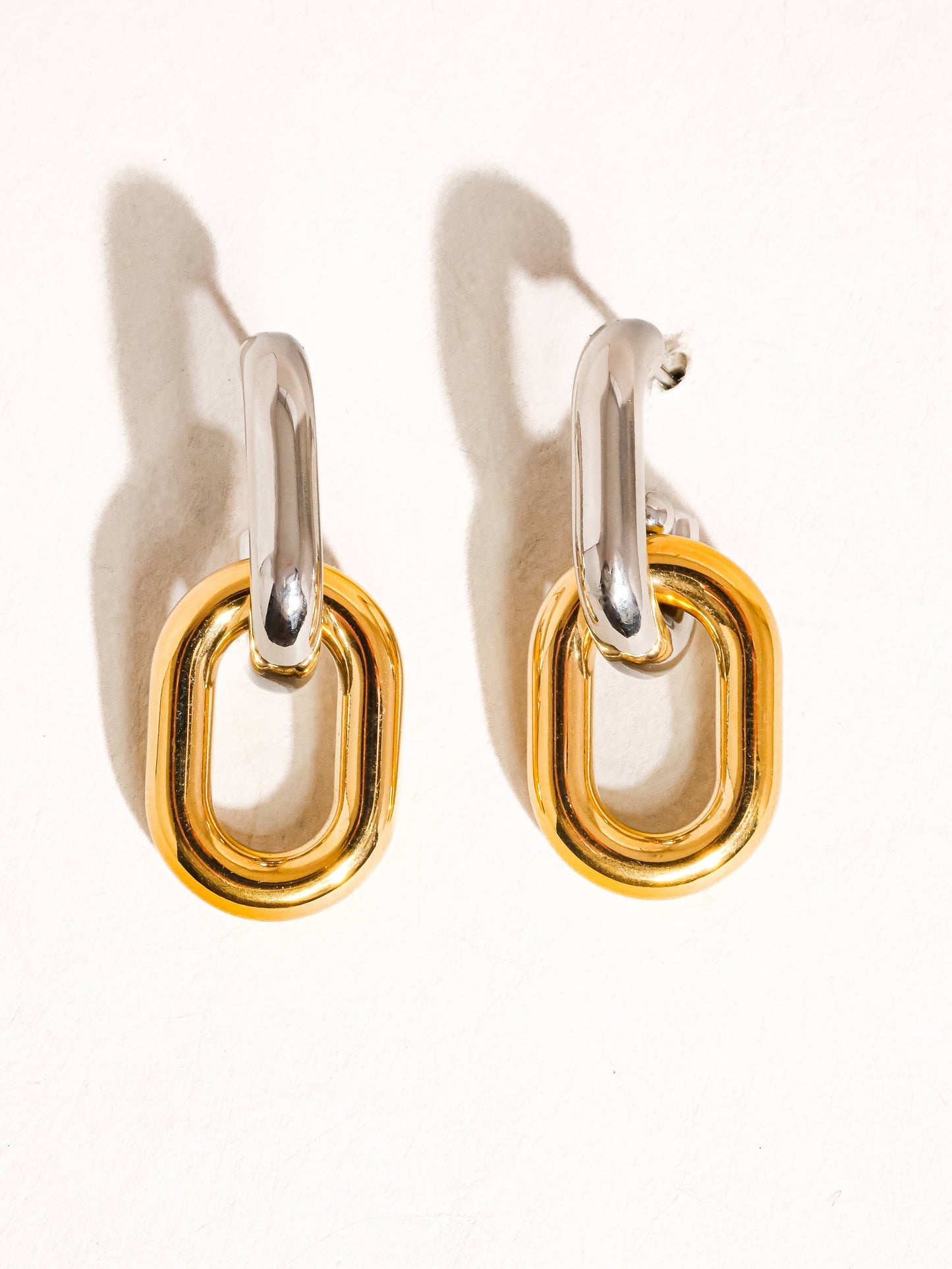 Jaxon 18K Double Chain Earring