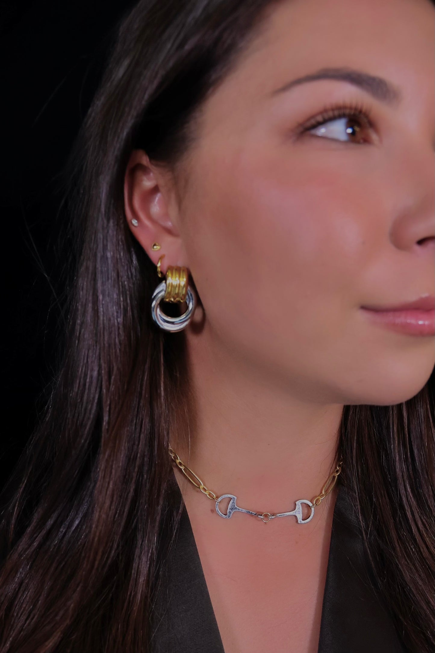 Wanda 18K Gold Classic Hoop Earring