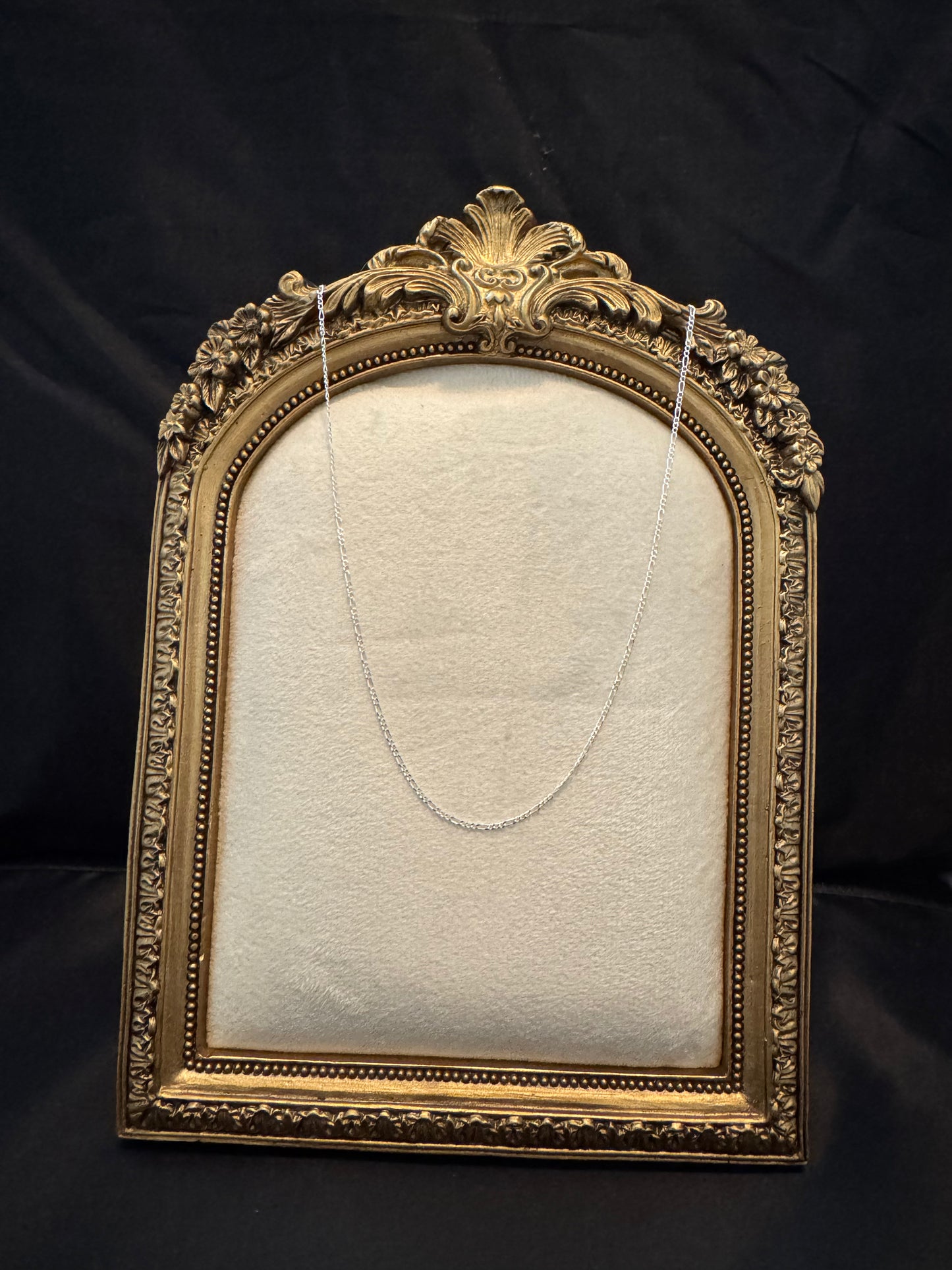 Sterling Silver Figaro Chain