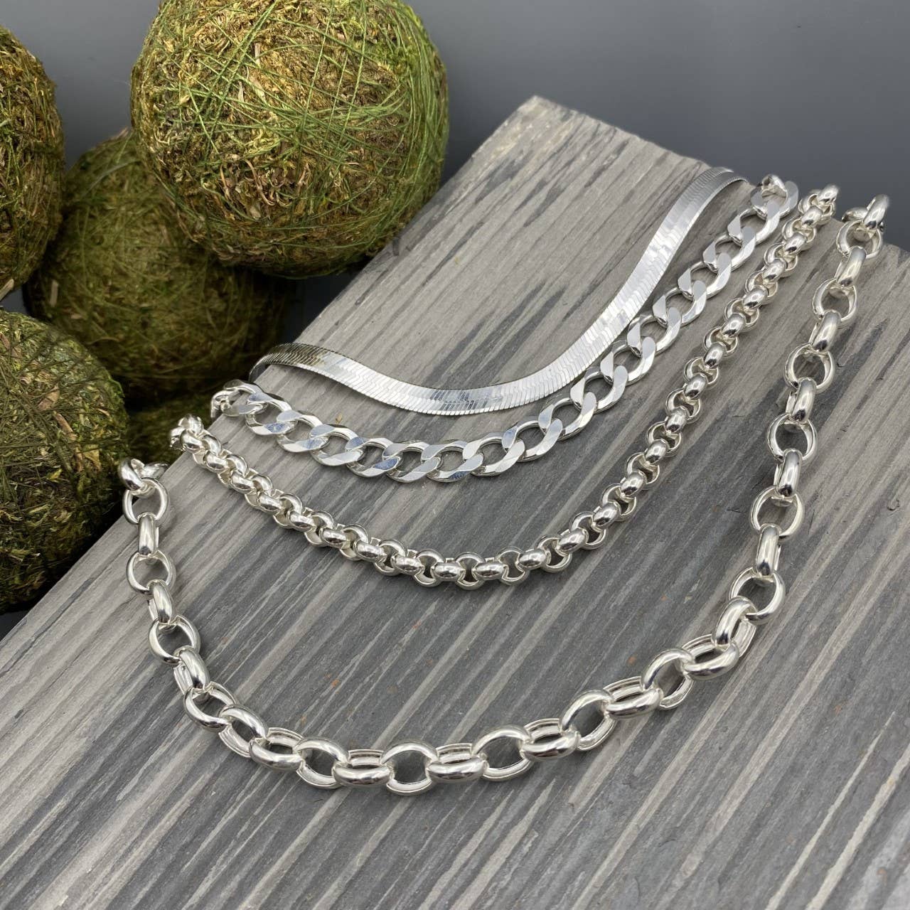 Sterling Silver Rolo Chain