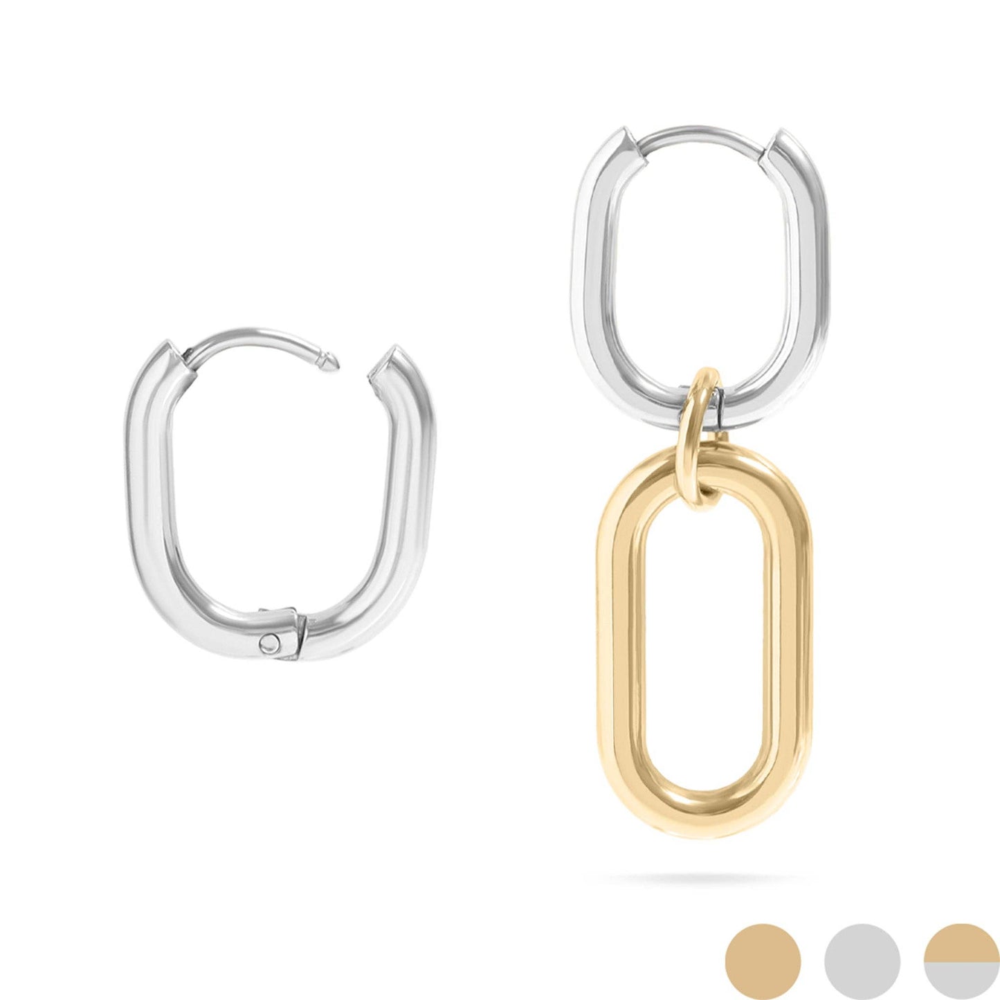 Convertible Huggie Earrings