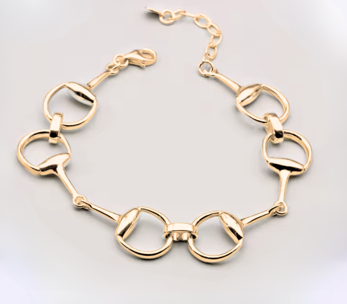 Snaffle Bit Line Bracelet