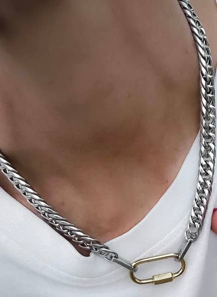 Carabiner Link Necklace
