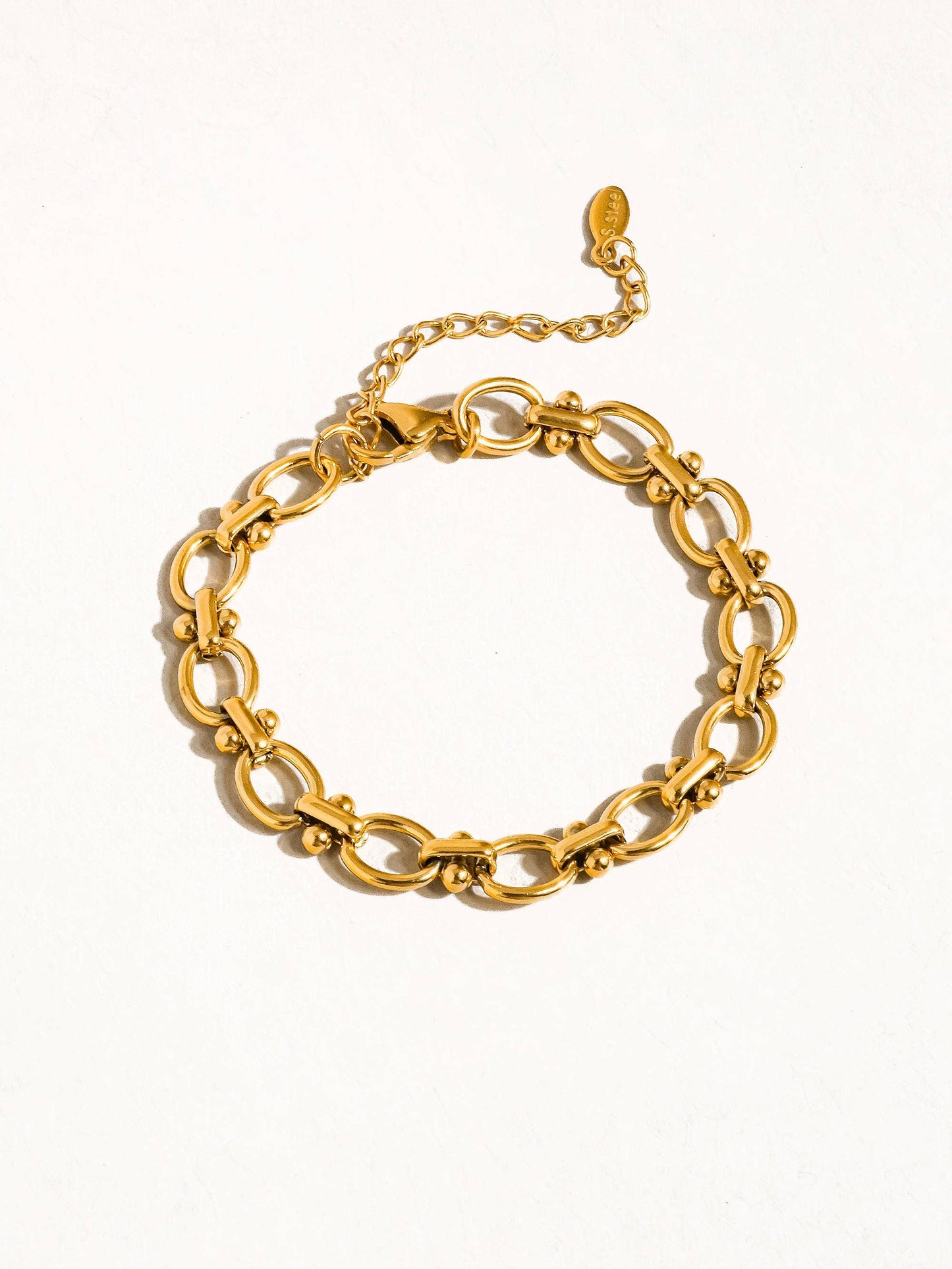 Dawson 18K Gold Braided Chain Bracelet