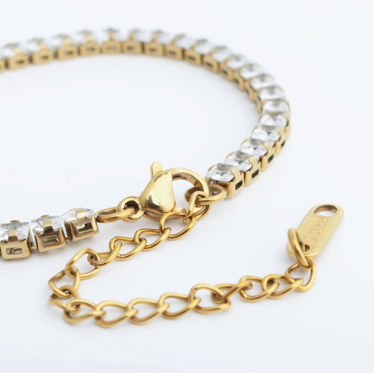 Emerald Cut Tennis Chain Bracelet