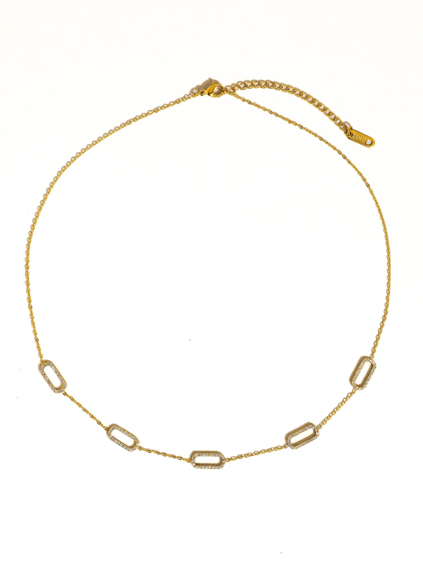 Burnisse 18K Gold Dainty Chain Necklace