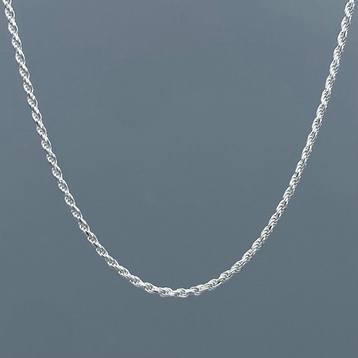 Sterling Silver Rope Chain