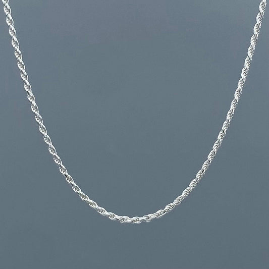 Sterling Silver Rope Chain