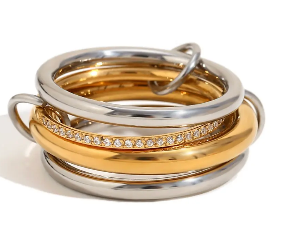 Multi Band Eternity Ring Bands