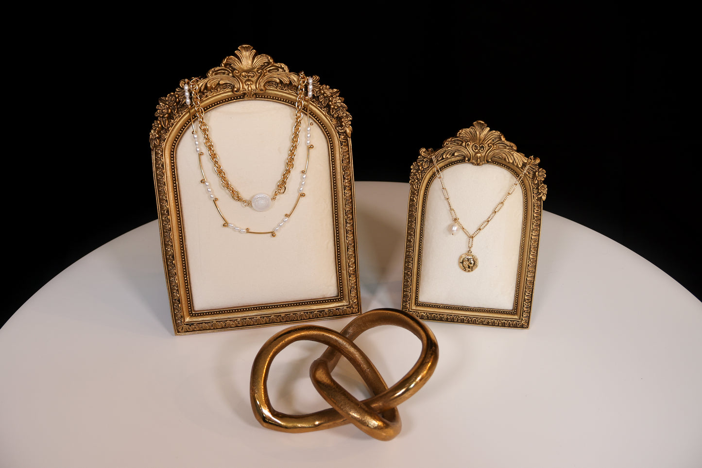 Isaline Gold 18K Gold Coin Chain Necklace