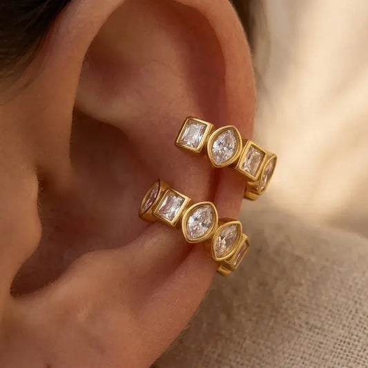 Riggs Chunky CZ Ear Cuffs