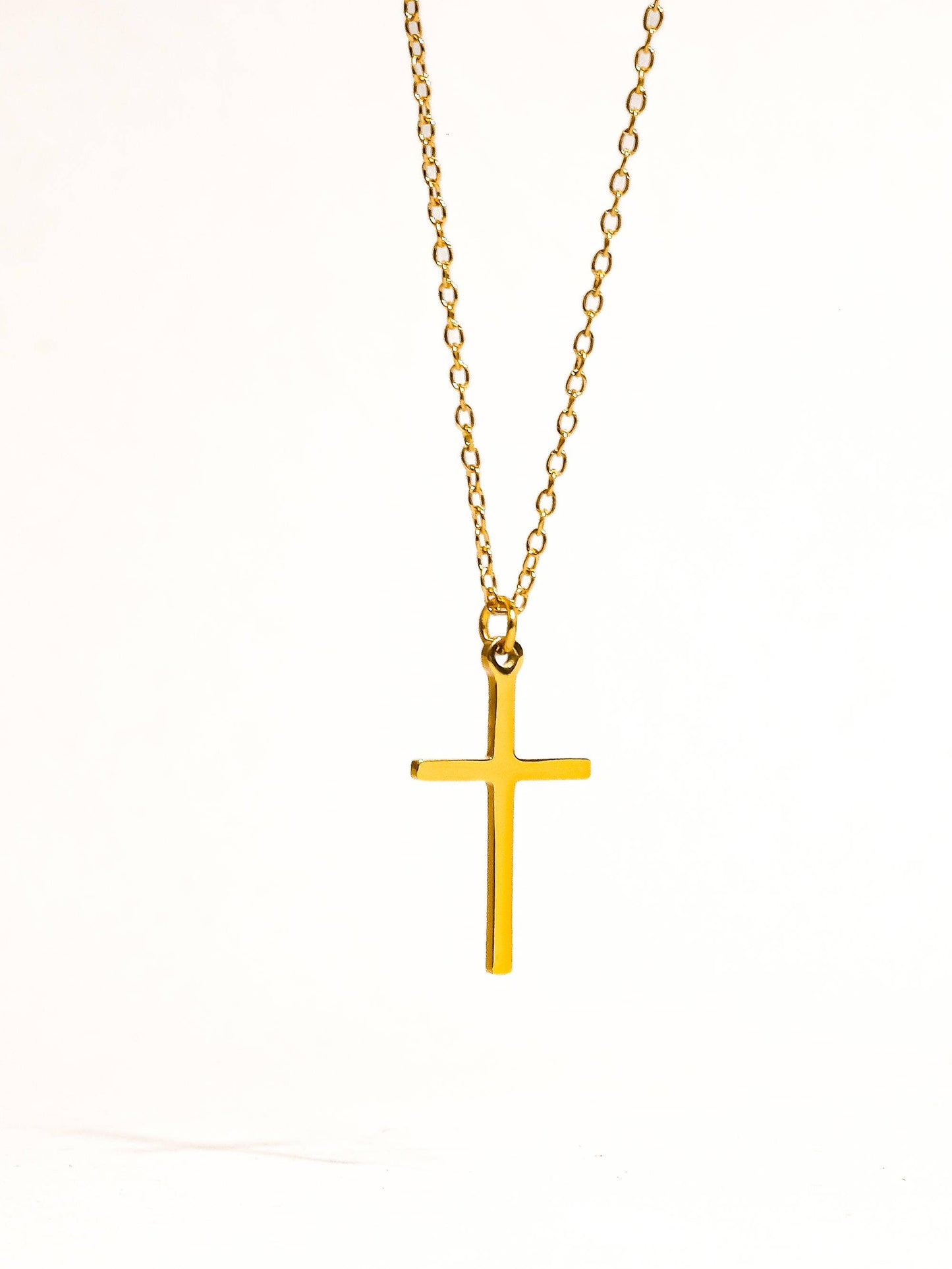 Tirza 18K Gold Small Cross Necklace