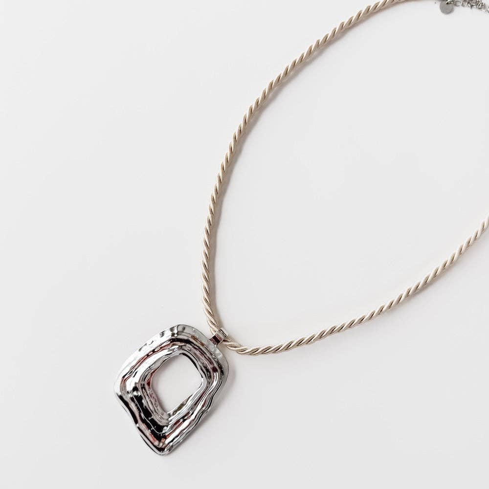 Irregular Square Statement Necklace