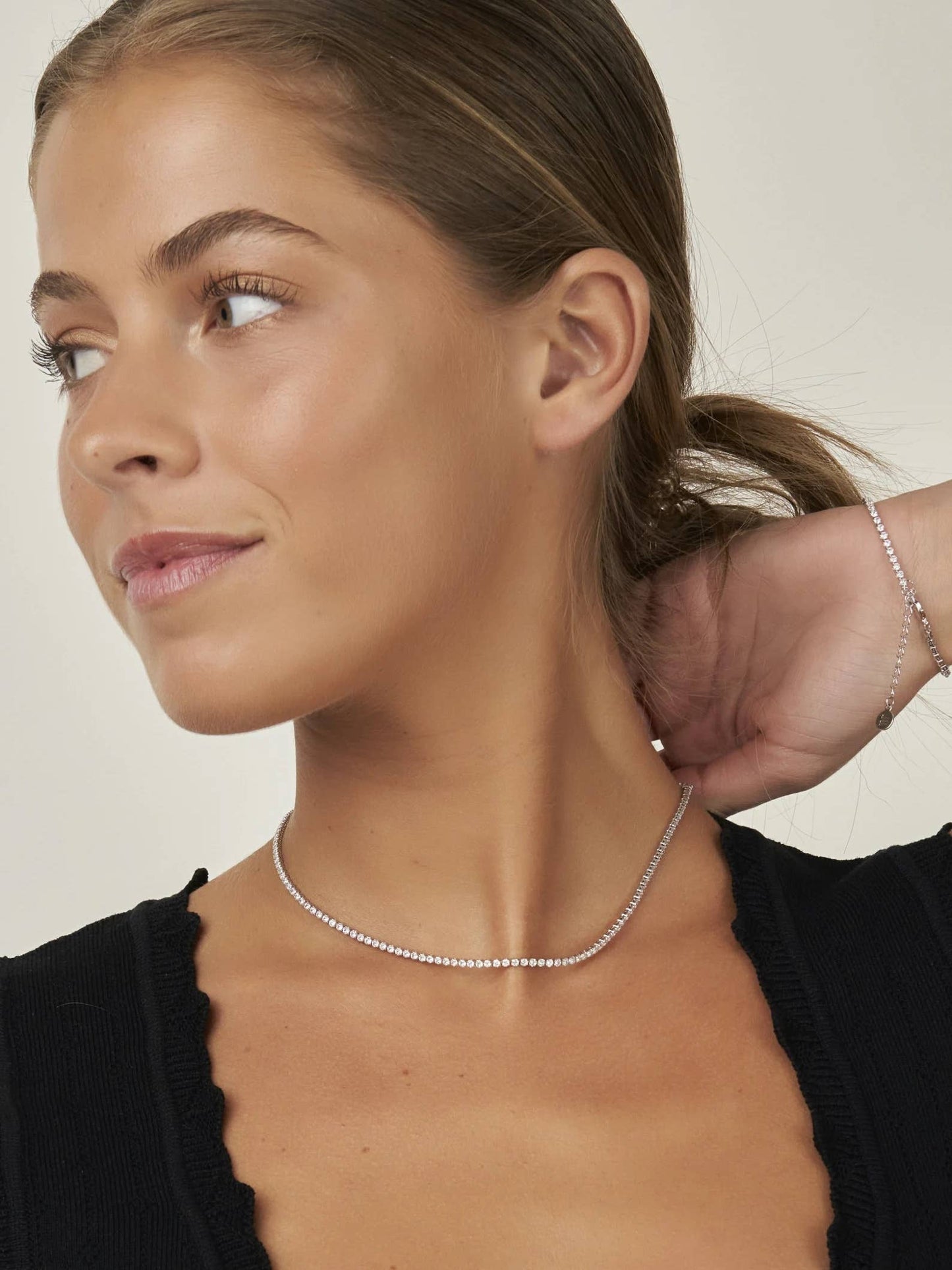 CZ Tennis Necklace