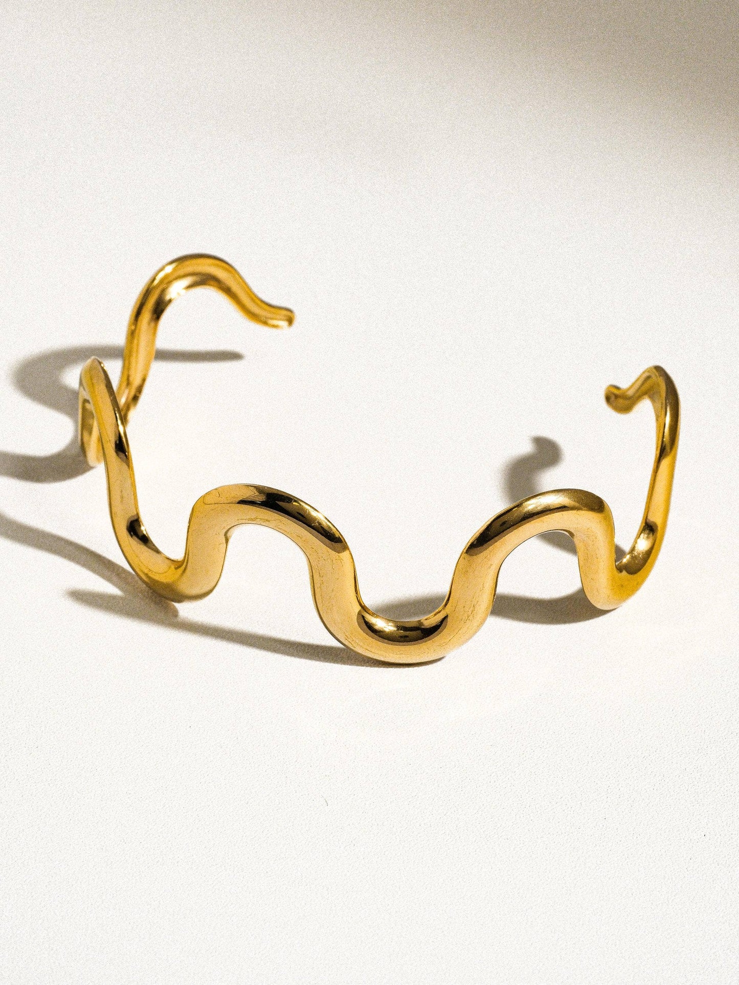 Wavy Bold Statement Bracelet