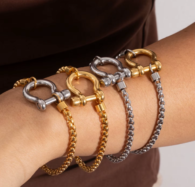 Horse Bit Carabiner Bracelet