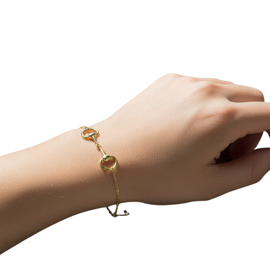 Gallop Snaffle Bit Chain Bracelet