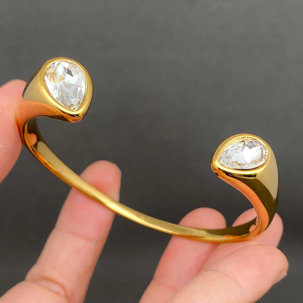 Double Zircon Cuff