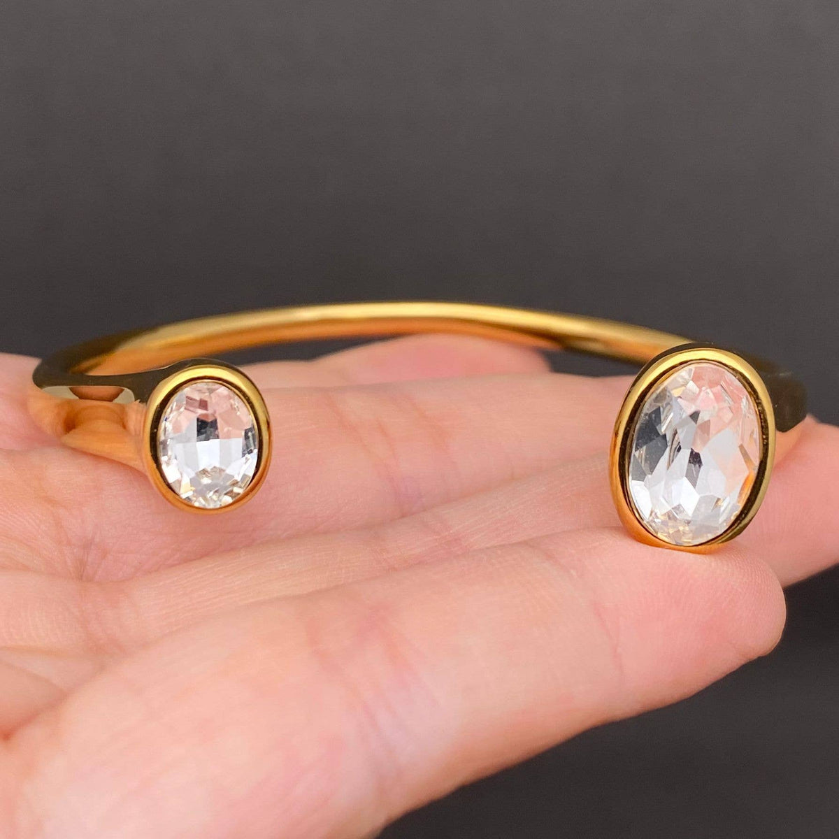 Double Zircon Cuff