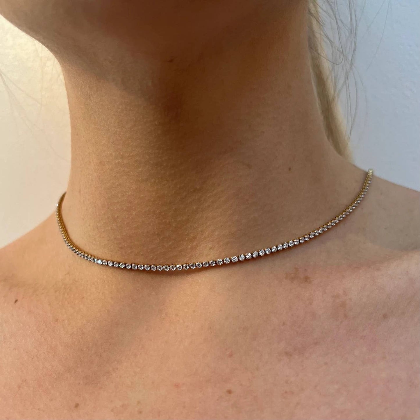 CZ Tennis Necklace