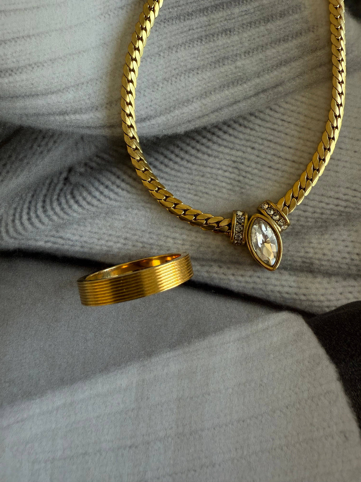 Meredith Marquise Necklace