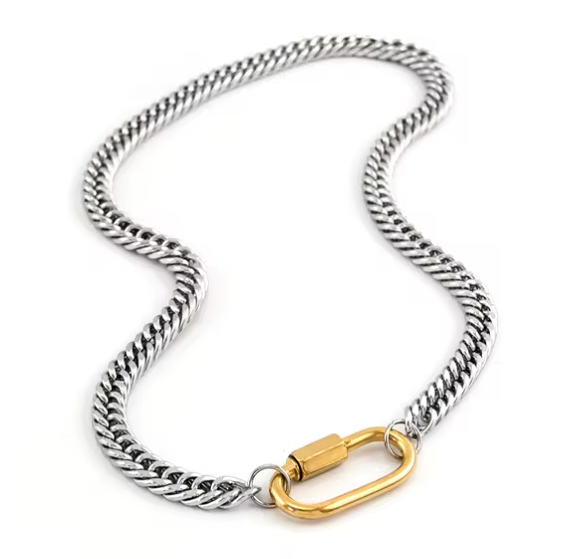 Carabiner Link Necklace