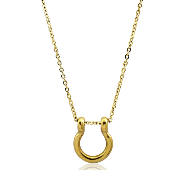 Horse Shoe Chain Necklace