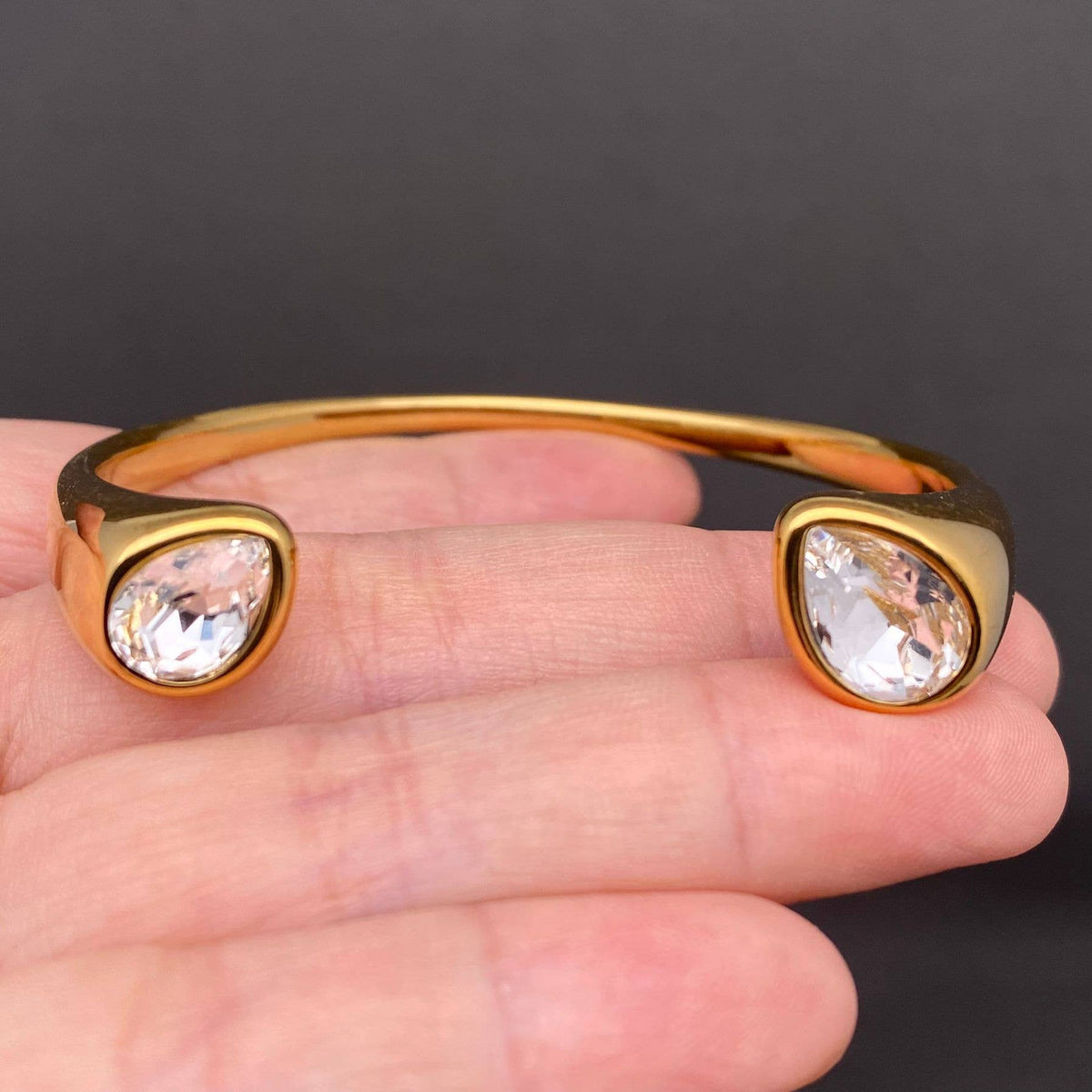 Double Zircon Cuff