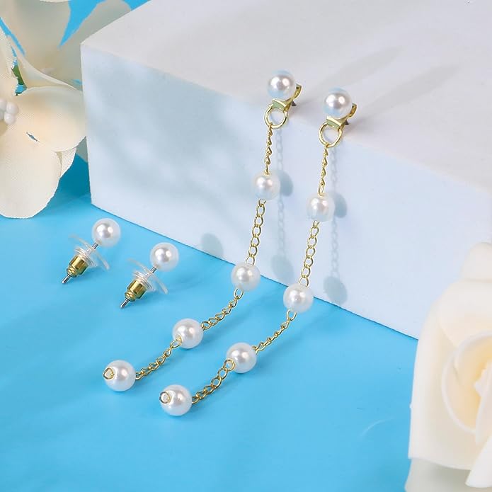 Drop Pearl Earrings