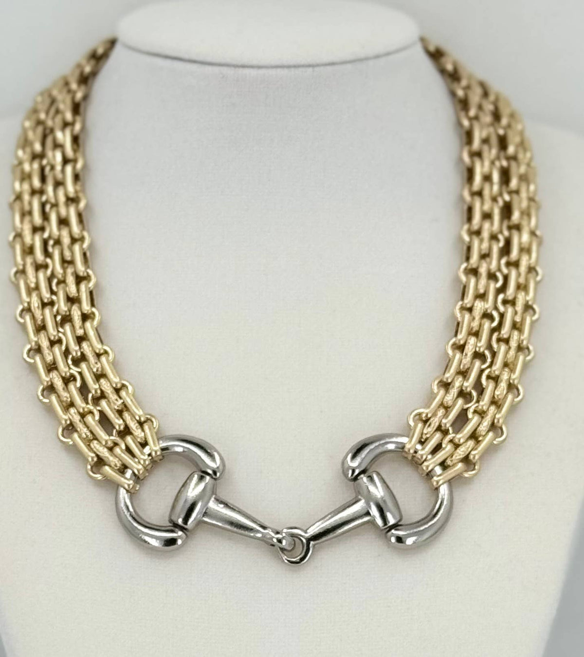 Thick Snaffle Bit Necklace