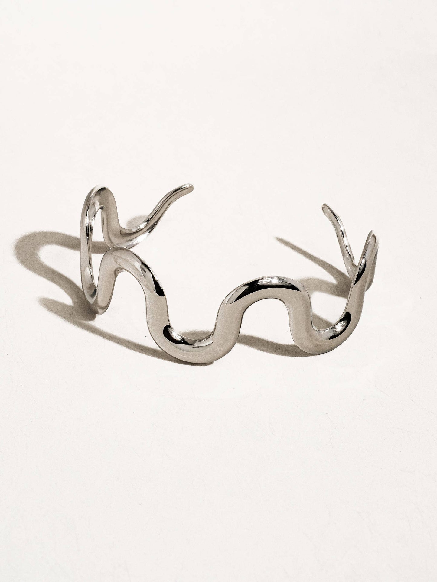 Wavy Bold Statement Bracelet