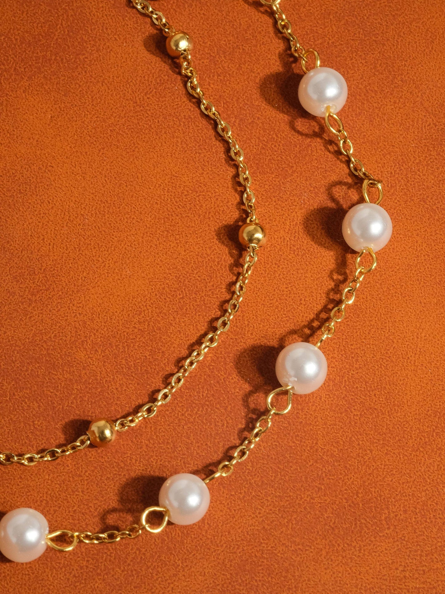 Gilles 18K Layered Pearl Bracelet