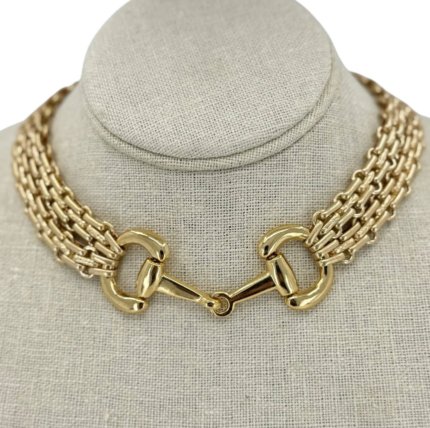 Thick Snaffle Bit Necklace