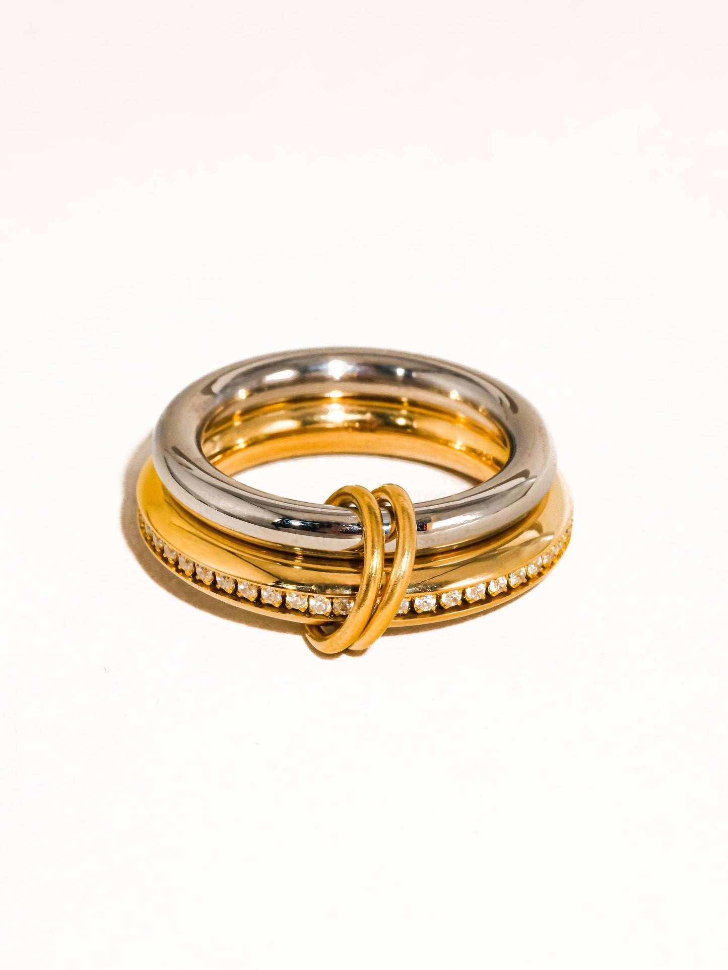 Bayard 18K Gold Multi Stack CZ Band Ring