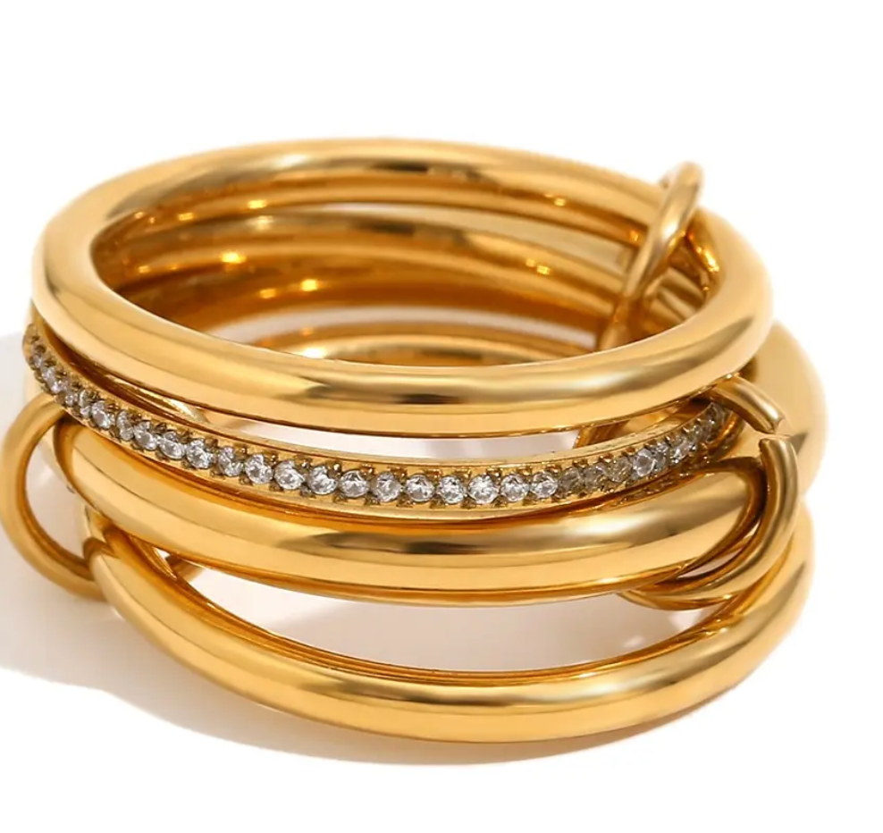 Multi Band Eternity Ring Bands