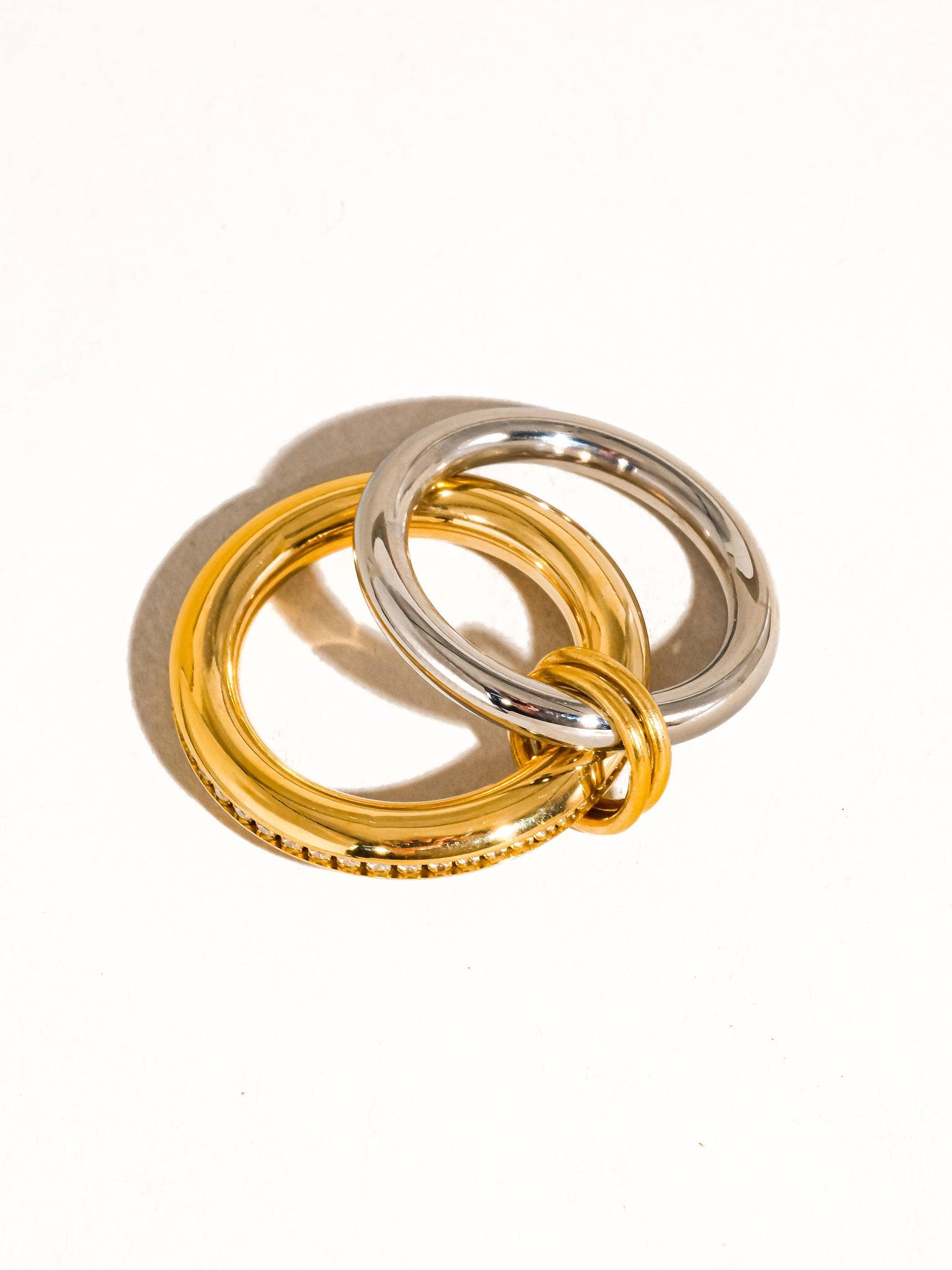 Bayard 18K Gold Multi Stack CZ Band Ring