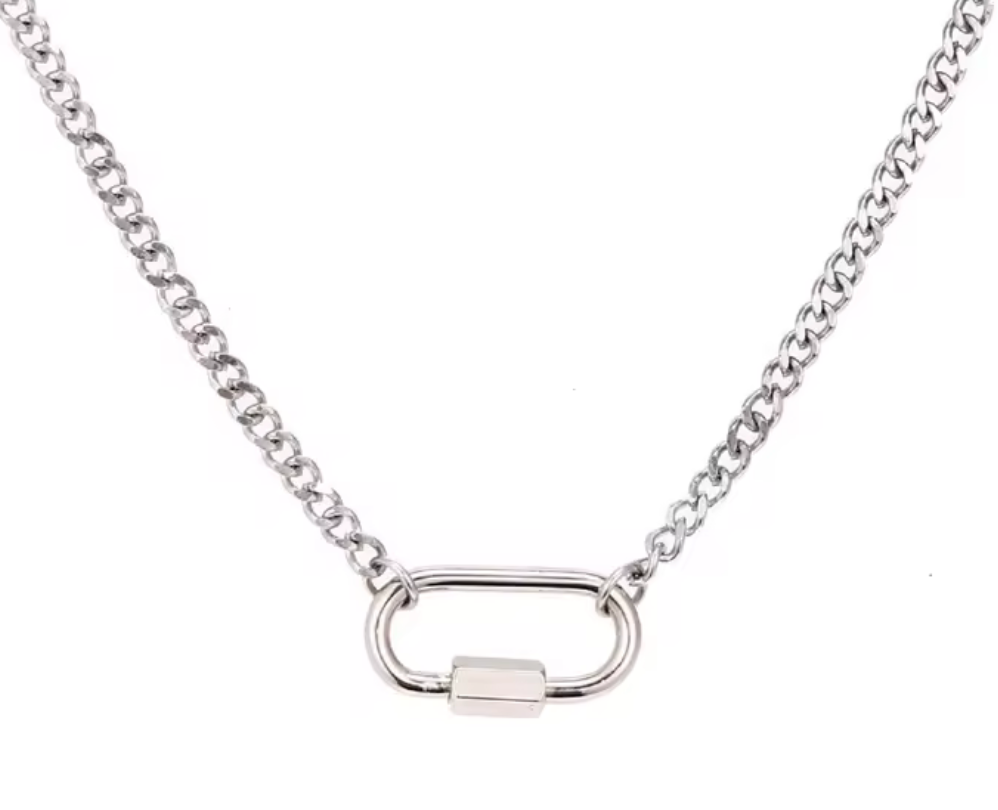 Carabiner Link Necklace