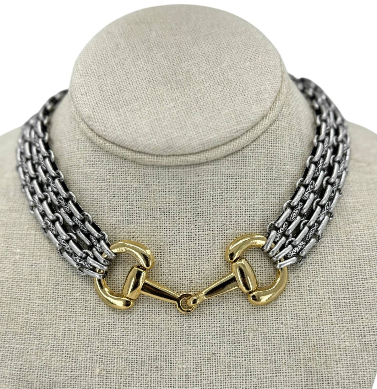 Thick Snaffle Bit Necklace