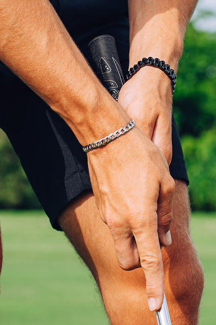 Men’s Silver Cuban Chain Bracelet