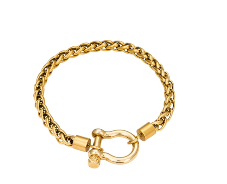 Horse Bit Carabiner Bracelet