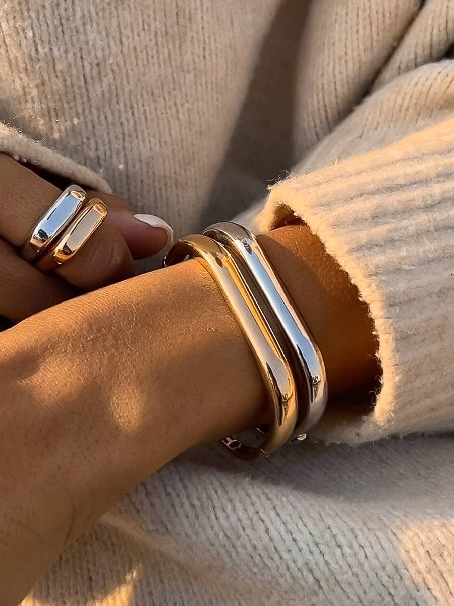 Renzi 18K Gold Classic Bangle