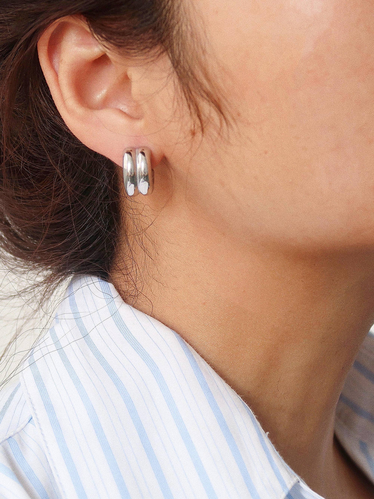 Emma Double C-Hoop Earring