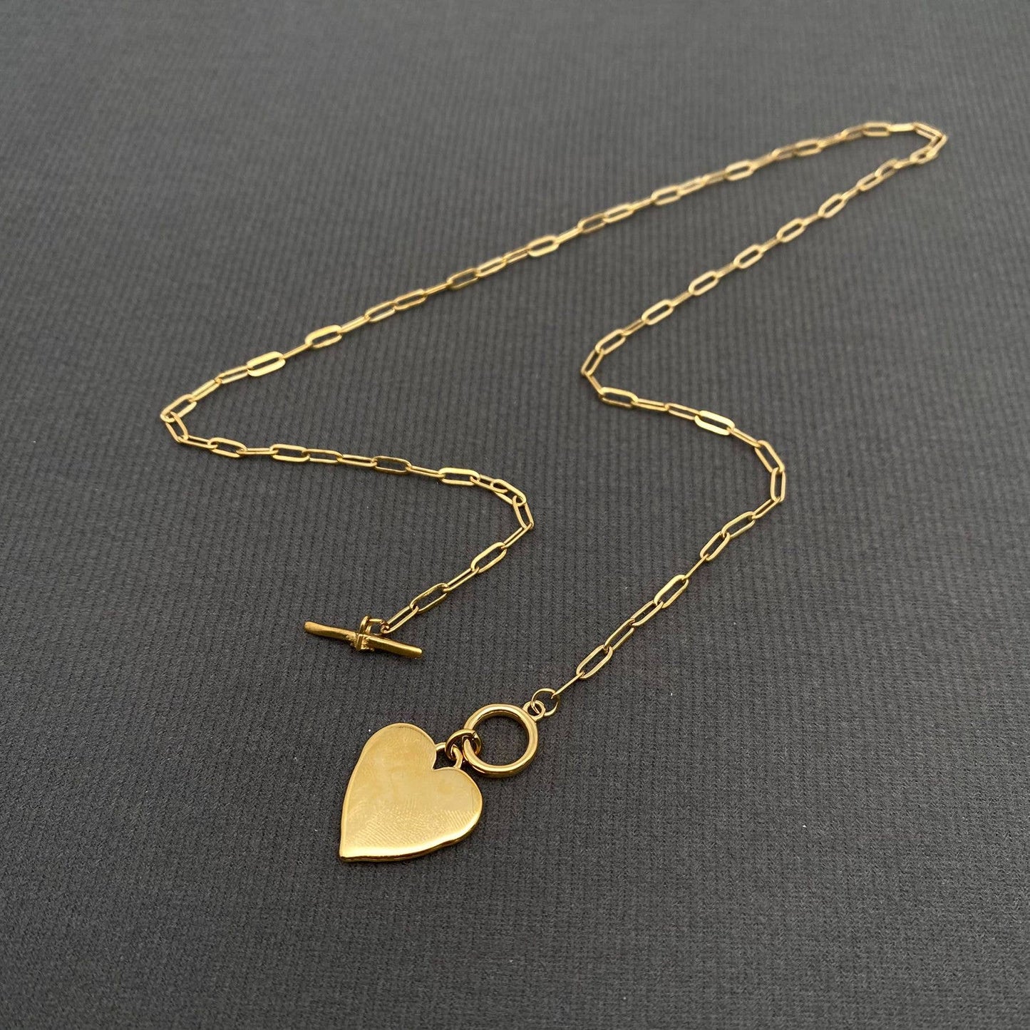Shanda's Pearl Heart Necklace