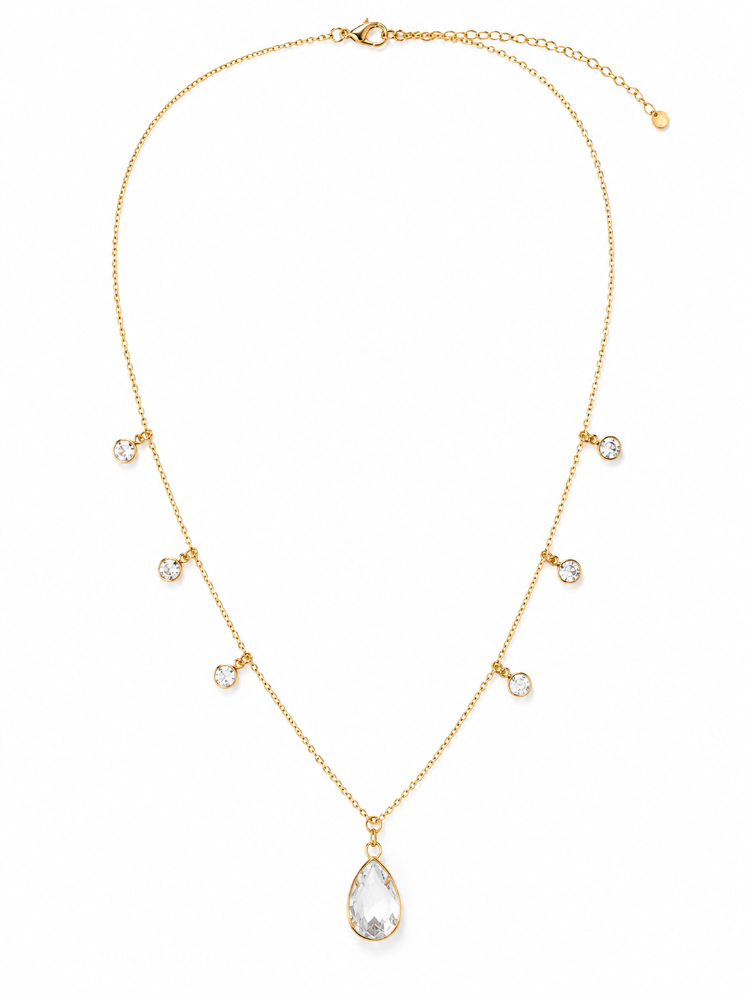 CZ Drop Necklace