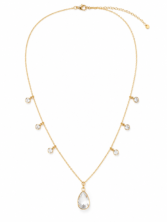 CZ Drop Necklace