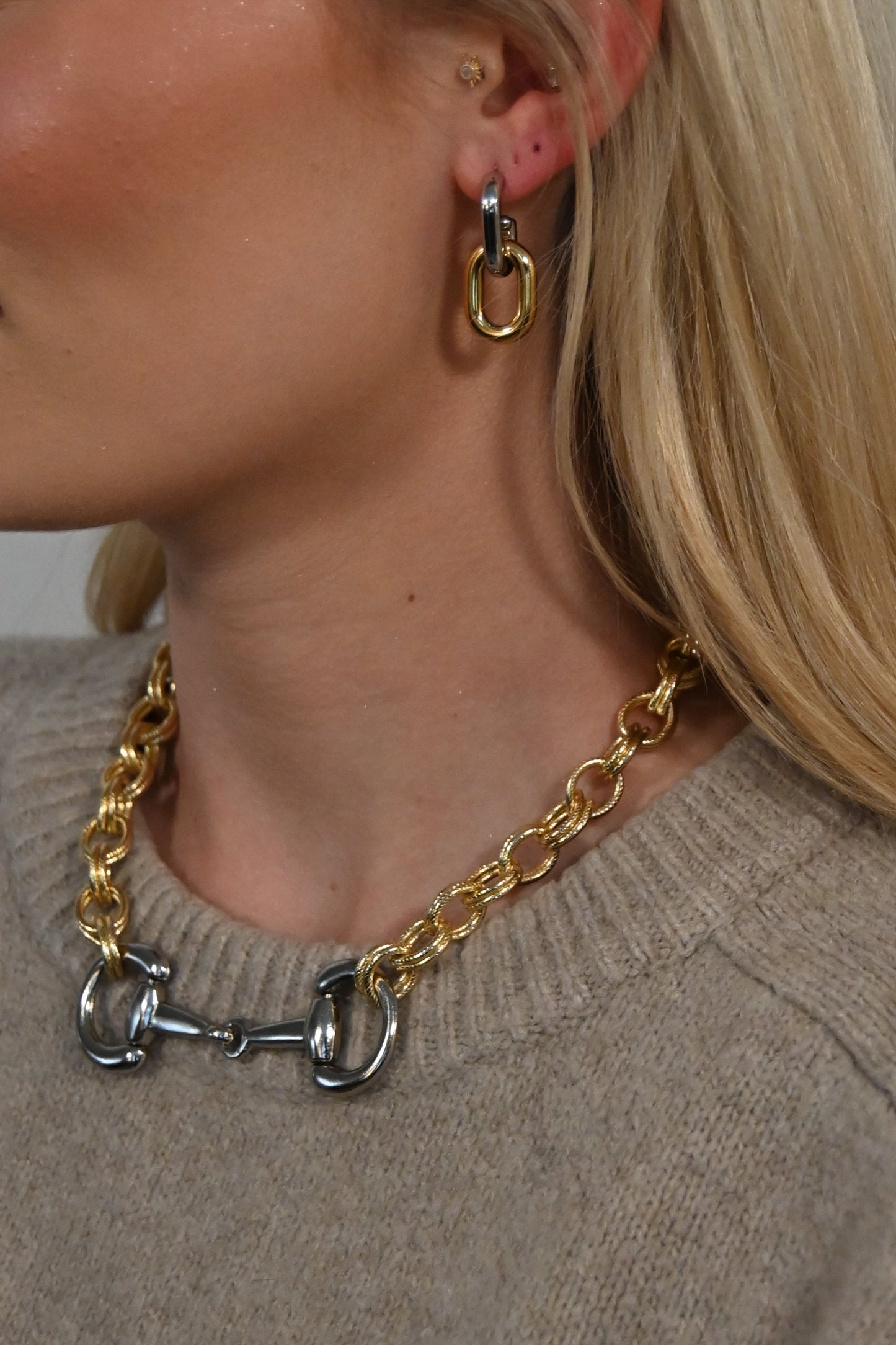 Upsy Snaffle Necklace