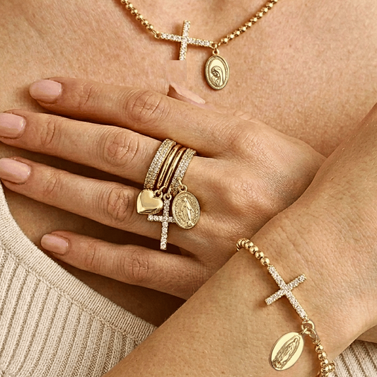 Faith Ring, Necklace, and Bracelet Set